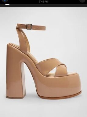 Schultz Pattie platform sandals size 6